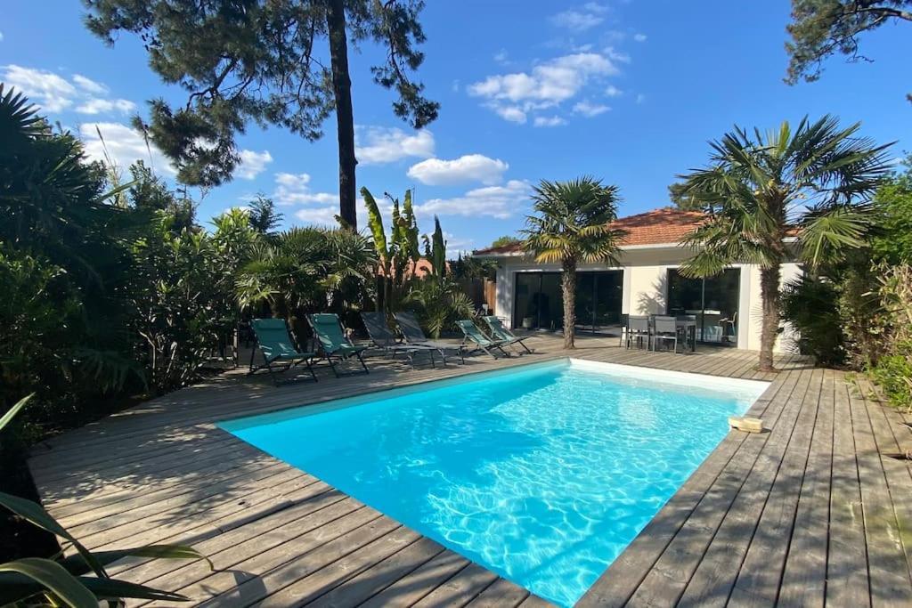Villa Arcachon 12 Pers Avec Piscine Chauffee 1 Mai Au 30 Sept Eksteriør bilde