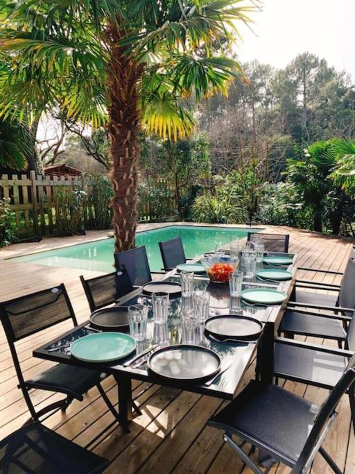 Villa Arcachon 12 Pers Avec Piscine Chauffee 1 Mai Au 30 Sept Eksteriør bilde